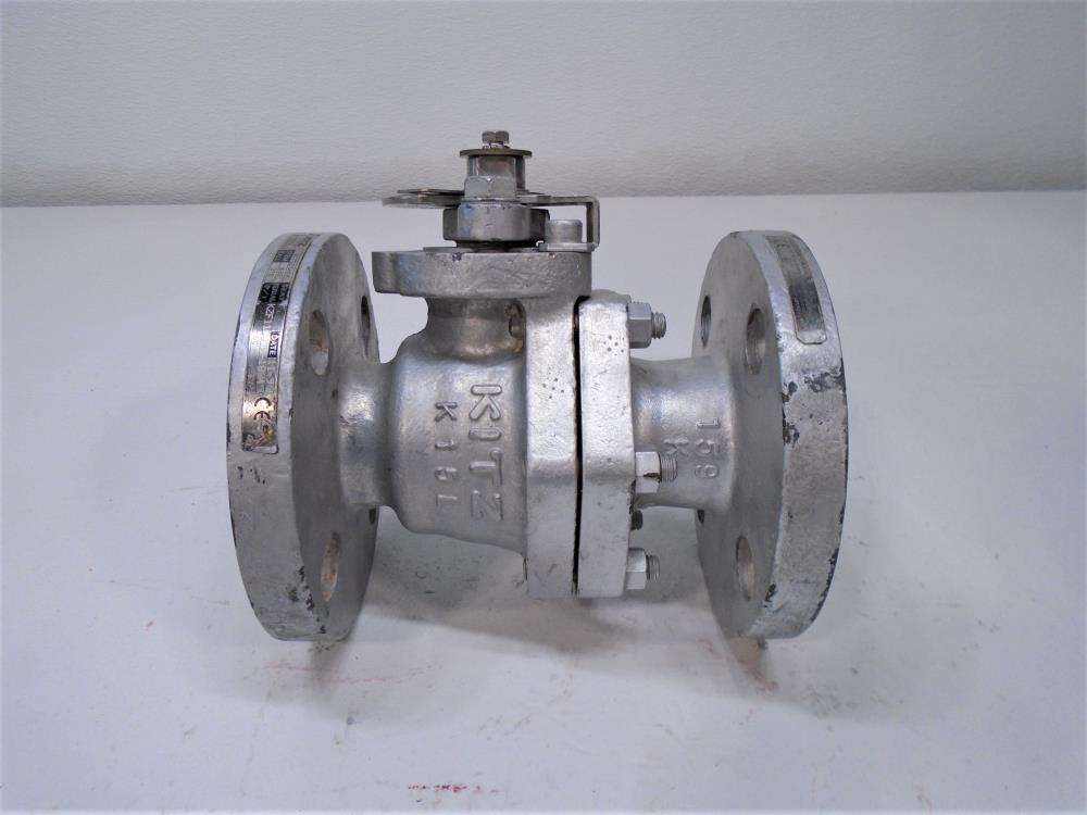 Kitz 1-1/2" 300# WCB Ball Valve, Fig# 300SCTDZ5HM